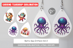 Earring Retro Sea Critters Product Image 1
