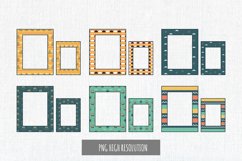 Retro Ship and Boat Seamless Pattern Frame Set Product Image 1