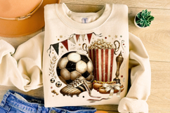 Retro Soccer PNG, Soccer Mama PNG, Soccer Sublimation,Sports Product Image 1