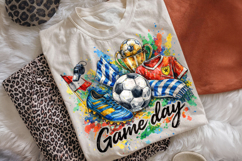Retro Game Day Soccer PNG, Soccer Mama PNG, Soccer Clipart Product Image 2
