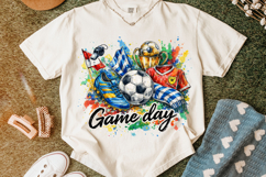 Retro Game Day Soccer PNG, Soccer Mama PNG, Soccer Clipart Product Image 4