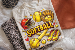 Softball Retro PNG Sublimation, Softball Mama PNG, Sports Product Image 2