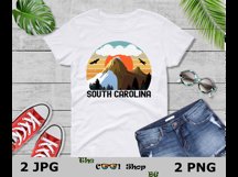 Retro South Carolina Vintage Sublimation Png, South Carolina Product Image 3