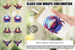Glass Can Retro Space Creatures Product Image 1