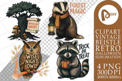 Retro Spooky Woodland Sublimation Product Image 1