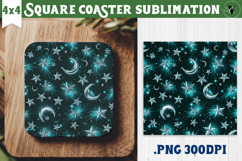 Vintage vibe Square Coasters | Y2K glamorous style Product Image 1