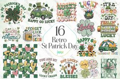 Retro St Patrick Day PNG Bundle Product Image 1