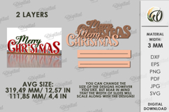 Retro stand decor Laser Cut. Christmas Decor SVG Product Image 2