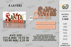 Retro stand decor Laser Cut. Christmas Decor SVG Product Image 2