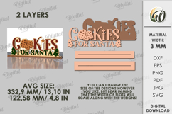 Retro stand decor Laser Cut. Christmas Decor SVG Product Image 2