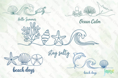 Retro Summer Coastal SVG PNG Clipart Product Image 7