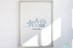 Retro Summer Coastal SVG PNG Clipart Product Image 6