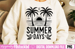 Retro Summer days PNG Product Image 3