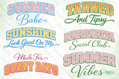 Retro Summer Png Sublimation Clipart Bundle Product Image 6