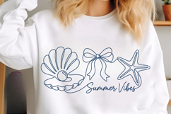 Minimal Coastal Png, Summer Vibes Png Product Image 3