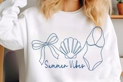 Minimal Coastal Png, Summer Vibes Png Product Image 3