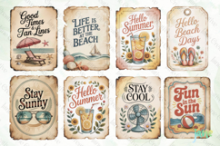 Retro Summer Quotes Labels Bundle Product Image 3