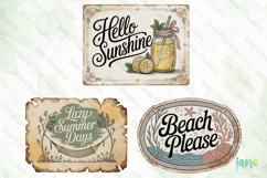 Retro Summer Quotes Labels Bundle Product Image 4