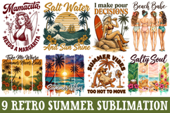 Retro Summer Sublimation Bundle Product Image 1
