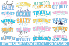 Retro Summer SVG Bundle - Summer SVG Design ,Retro Summer Product Image 1
