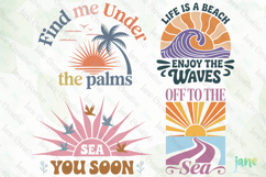 Retro Summer SVG PNG Product Image 1