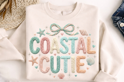 coastal cutie png, retro beach design, beach summer shirt, coastal sublimation png, ocean lover graphic, seaside t shirt png, summer vacation art, cute beach apparel, print on demand png, transparent png