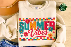 Summer Vibes PNG, Preppy Summer, Beach PNG, Hello Summer PNG Product Image 1