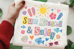 Retro Sun Kissed &amp; Salty PNG Product Image 2