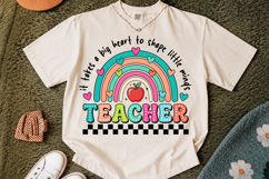 Retro Teacher Png, Bright Doodles Sublimation Design Product Image 2