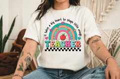 Retro Teacher Png, Bright Doodles Sublimation Design Product Image 3
