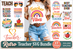 Retro Teacher SVG Bundle Product Image 1