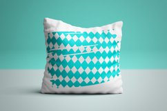 48 Teal Blue Retro Sublimation Shapes Product Image 5