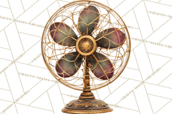 Retro Tech Clipart PNG Vintage Electronics Illustration Product Image 2