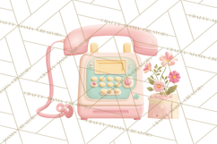 Retro Tech Clipart PNG Vintage Electronics Illustration Product Image 2