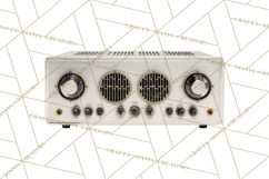 Retro Tech Clipart PNG Vintage Electronics Illustration Product Image 2