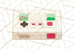 Retro Tech Clipart PNG Vintage Electronics Illustration Product Image 2