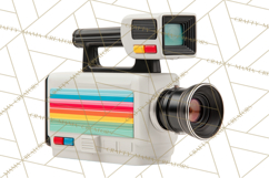 Retro Tech Clipart PNG Vintage Electronics Illustration Product Image 3