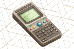 Retro Tech Clipart PNG Vintage Electronics Illustration Product Image 5