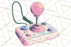 Retro Tech Clipart PNG Vintage Electronics Illustration Product Image 5