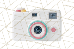 Retro Tech Clipart PNG Vintage Electronics Illustration Product Image 5
