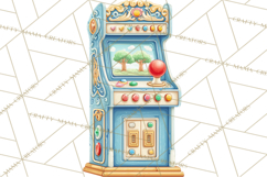 Retro Tech Clipart PNG Vintage Electronics Illustration Product Image 2