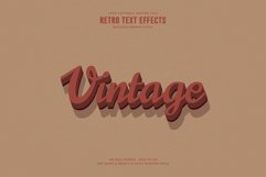 Editable Retro Vector Text Effect Product Image 6