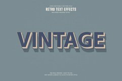 Editable Retro Vector Text Effect Product Image 7