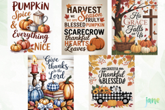 Retro Thankgiving Quotes Sublimation Product Image 6