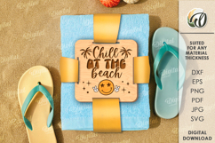 Retro towel gift tag Laser Cut Product Image 1