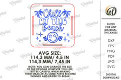 Retro towel gift tag Laser Cut Product Image 2