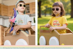 Rainbow Voyage Cute animals on the road Product Image 4