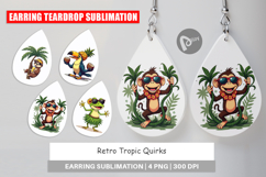 Earring Retro Tropic Quirks Product Image 1