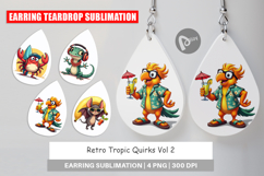 Earring Retro Tropic Quirks Product Image 1