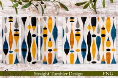 Retro Tumbler Wrap | Mid Century PNG Product Image 1